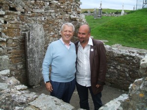 Finbarr Ross and Jimmy James Twyman in Ireland July 2007